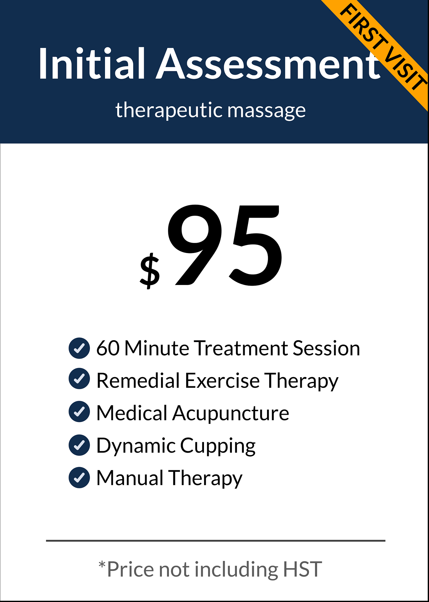 Initial Therapeutic Massage