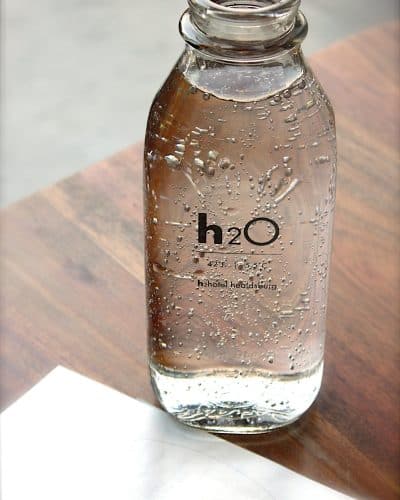 Make sure to hydrate with some good ol' H2O!